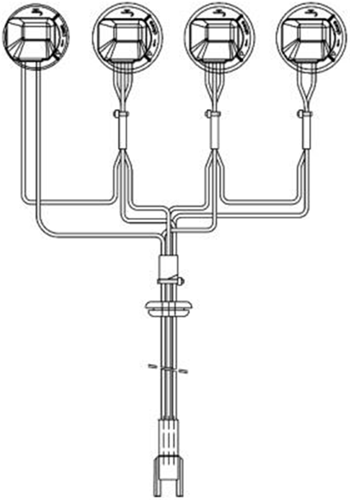 HELLA 372-001 - Ana Far Kablo Seti - Av 4 Series, G I, P I, P-g-r-t Series, R I, T