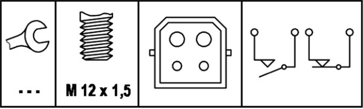HELLA 622-351 - Fren Pedal Müsürü - Vw A4-a6-a8