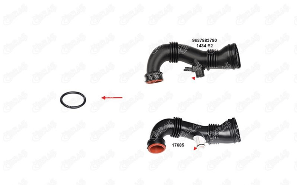 IBRAS 17596 - Turbo Hortum Contasi - Fiat Scudo/expert/jumpy/partner/berlingo