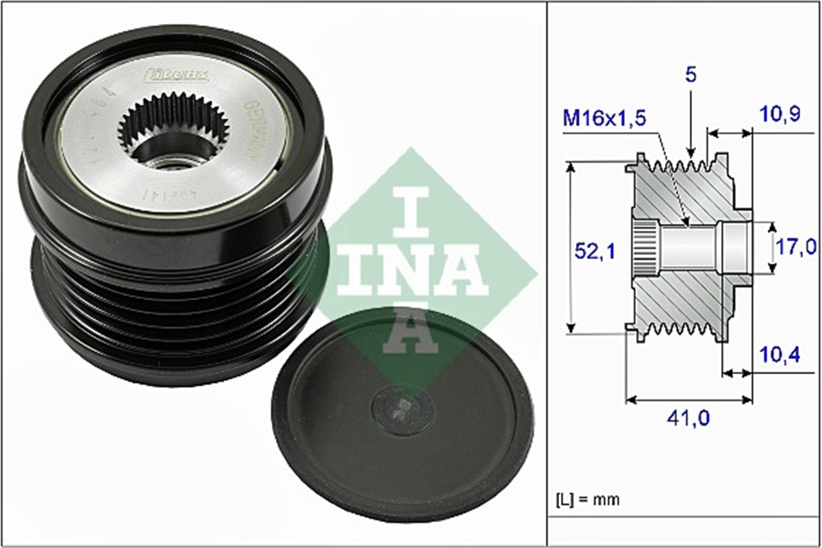 INA 10 - Alternatör Kasnagi - Mercedes 176-246-242-117-x156