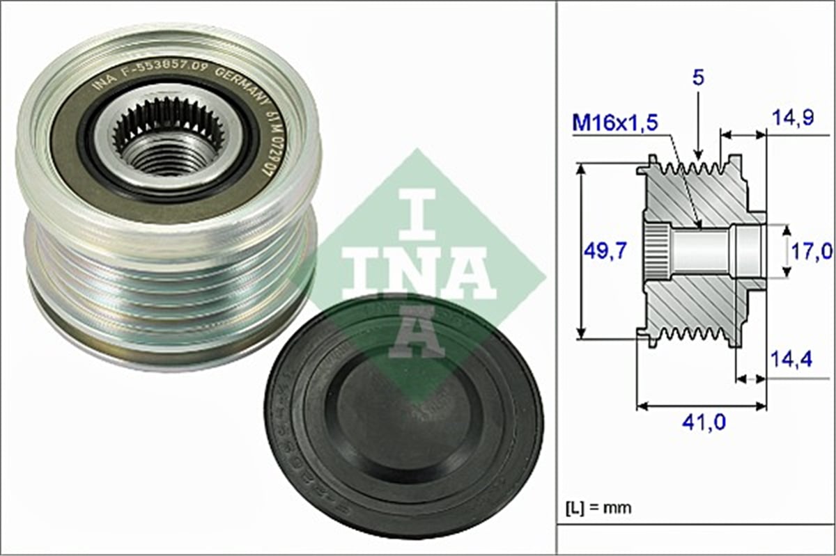 INA 10 - Alternatör Kasnagi - Mercedes W168-169-245-414