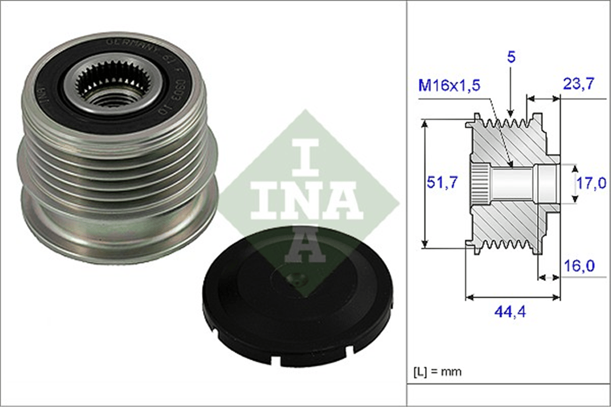 INA 10 - Alternatör Kasnagi - Mercedes W168-414 Vaneo