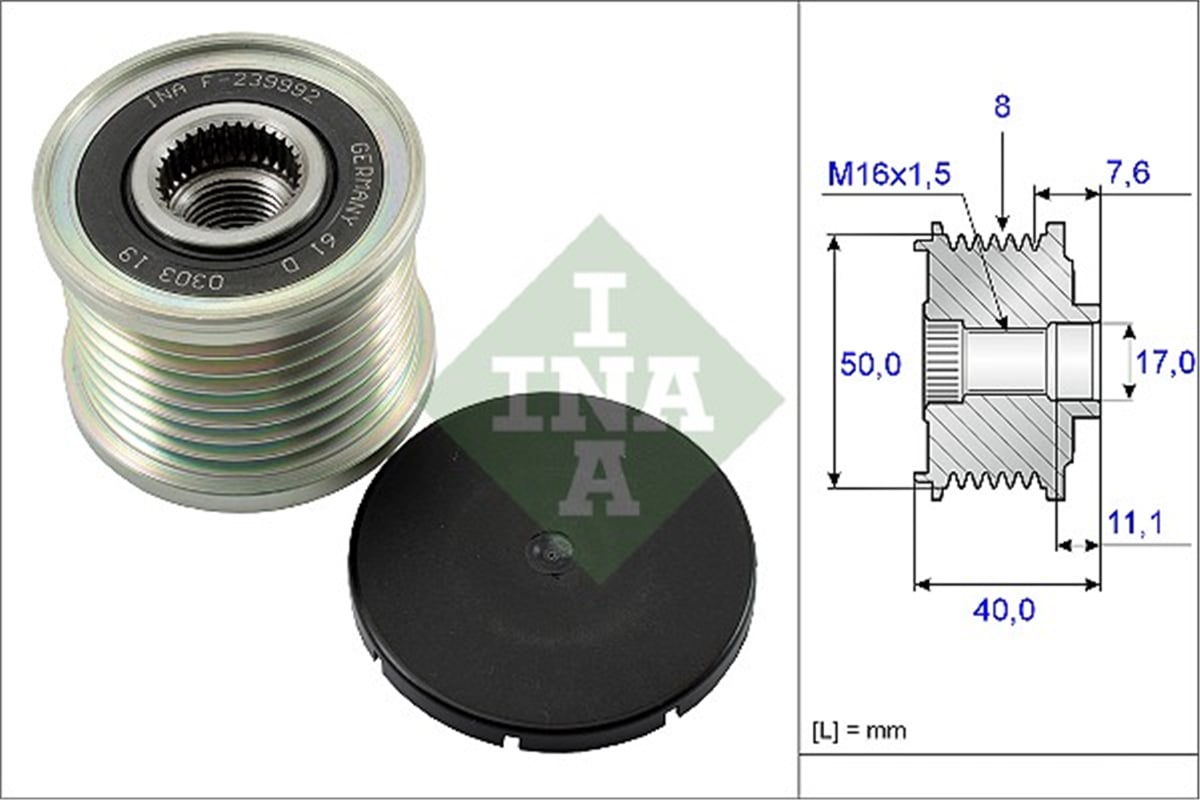 INA 10 - Alternatör Kasnagi - Mercedes W164-221