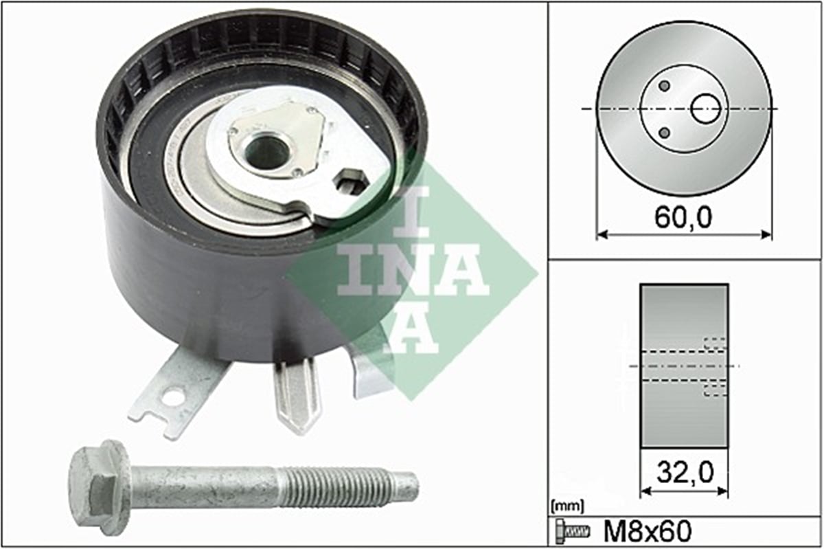 INA 10 - Eksantrik Gergi Rulmani - Renault Clio/kango/megan/logan/micra/note/qashqai