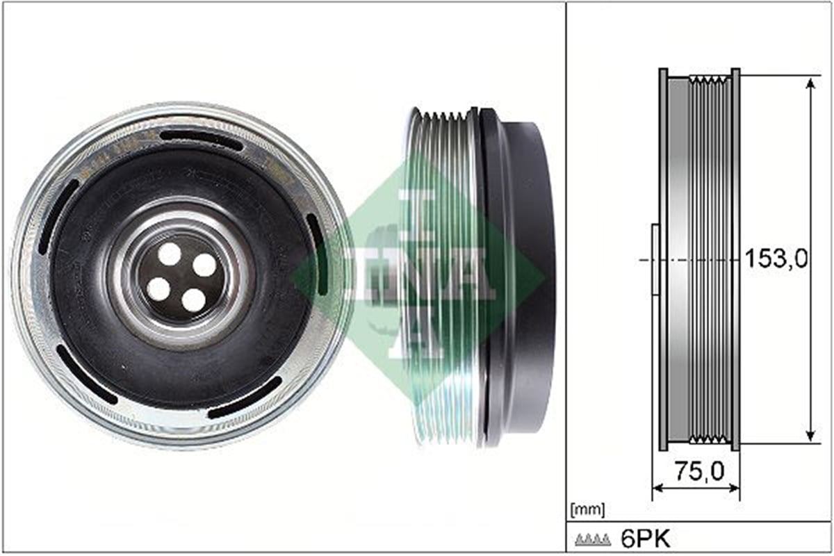 INA 10 - Krank Kasnagi - Bmw 1f40-2f45-f46-x1 F48-x1 F49-x2 F39 Mini F54-f55-f56-f57-f60