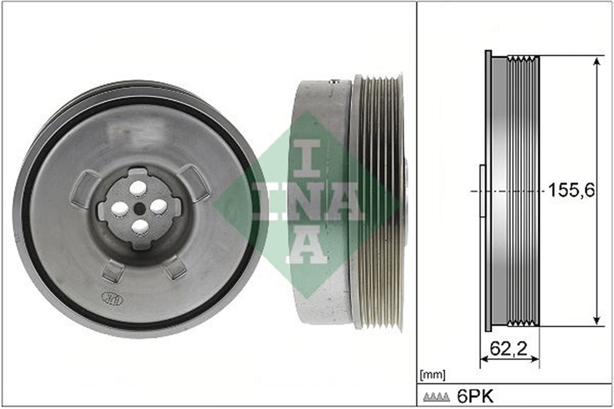 INA 10 - Krank Kasnagi - Bmw F52-f45-f46-x1 F48-x1 F49-x2 F39 Mini F54-f55-f56-f57-f60