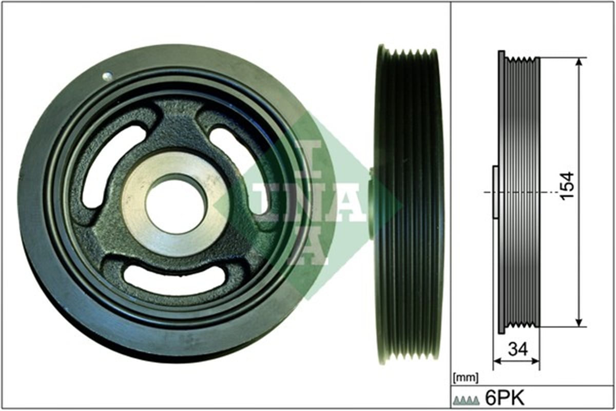INA 10 - Krank Kasnagi - Ford Focus/c-max/fiesta/courier/208/308/3008