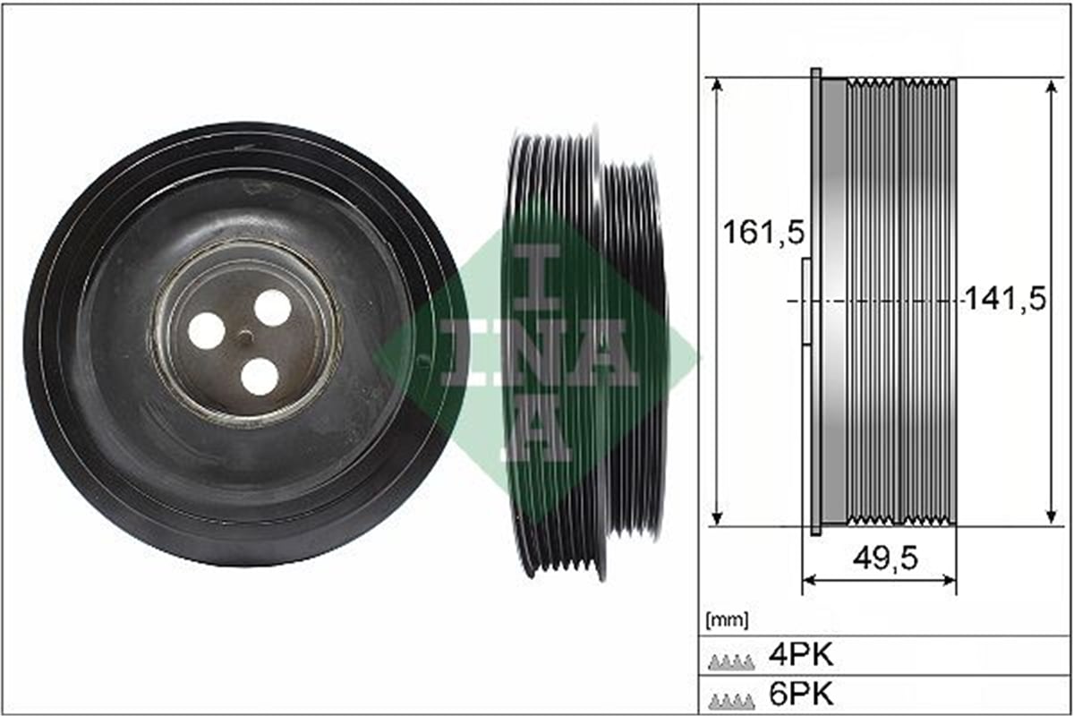 INA 10 - Krank Kasnagi - Ford Transit V347/jumper-3/boxer-3