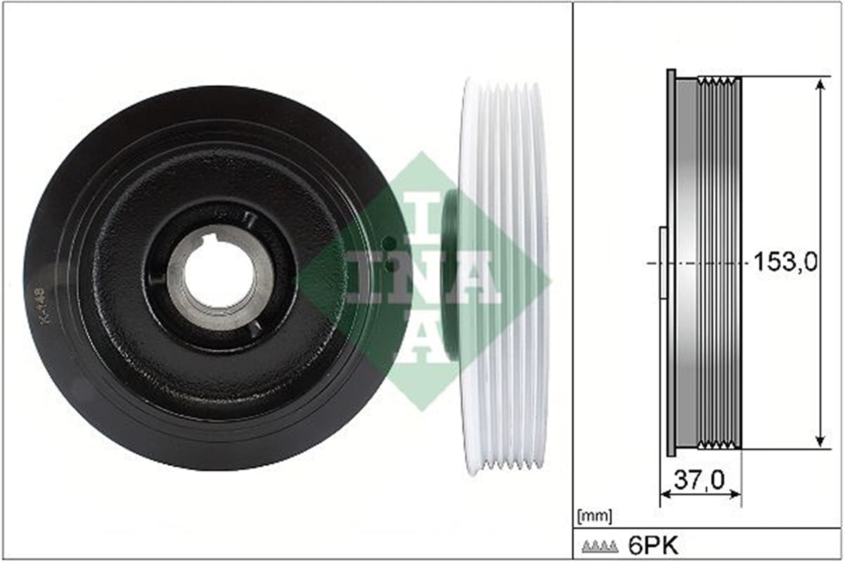 INA 10 - Krank Kasnagi - Psa 206/307/406/partner/berlingo