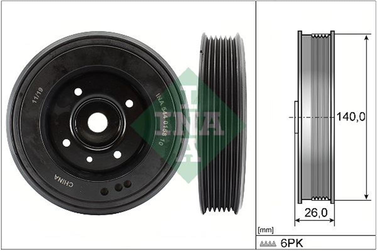 INA 10 - Krank Kasnagi - Vw A4-a5