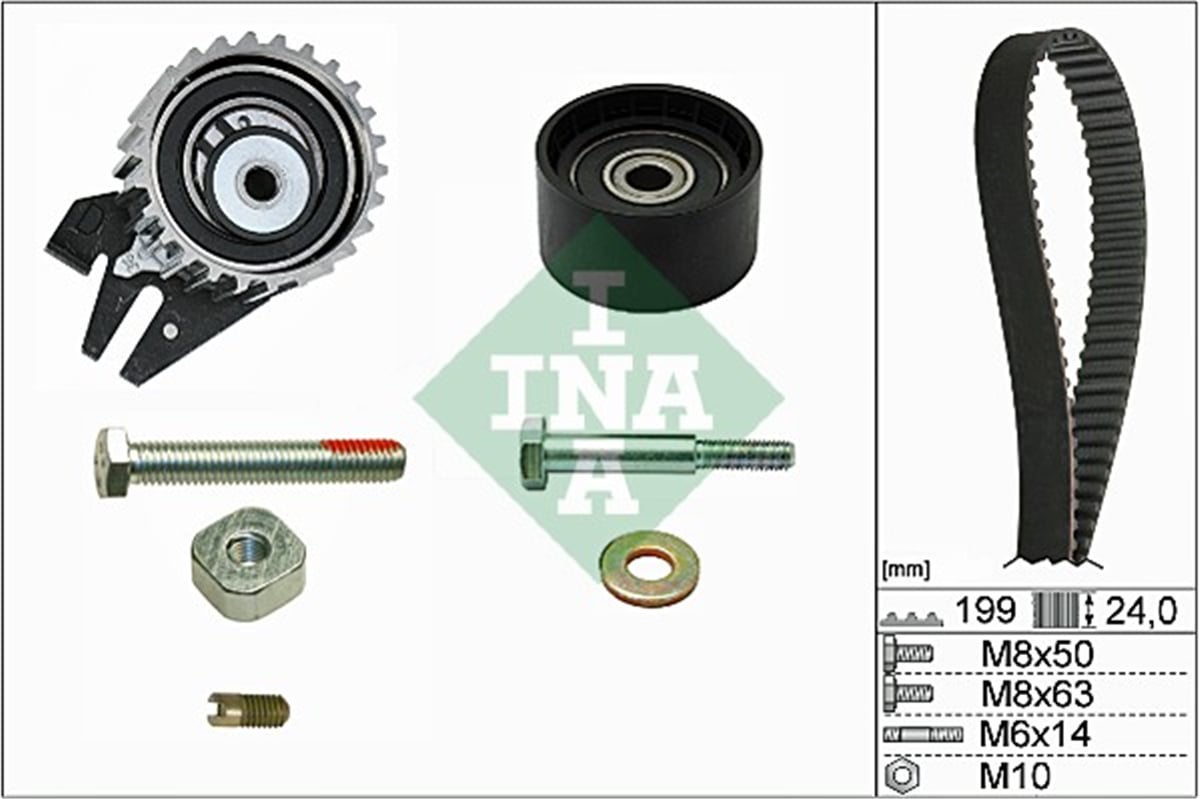 INA 10 - Triger Seti - Fiat Doblo/bravo/500/ducato/opel