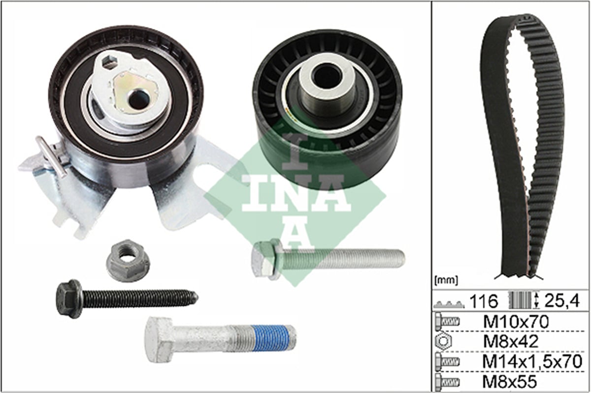 INA 10 - Triger Seti - Ford Kuga/mondeo/c4pc/c5x7/ds4/jumpy/308/407