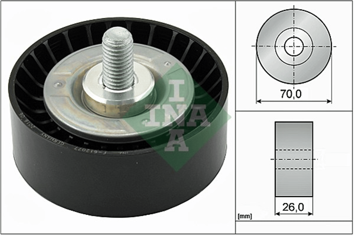 INA 10 - V Kayis Gergi Rulmani - Bmw E46-81-87-90-91-92-93-x3