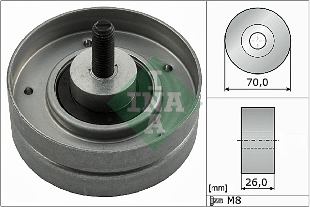 INA 10 - V Kayis Gergi Rulmani - Bmw Mini R50-52-53
