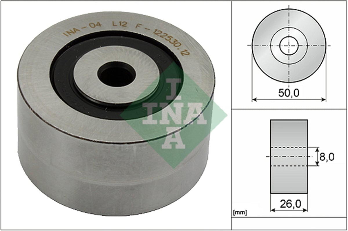 INA 10 - V Kayis Gergi Rulmani - Fiat Scudo/ Peugeot-206/306/307/406/expert