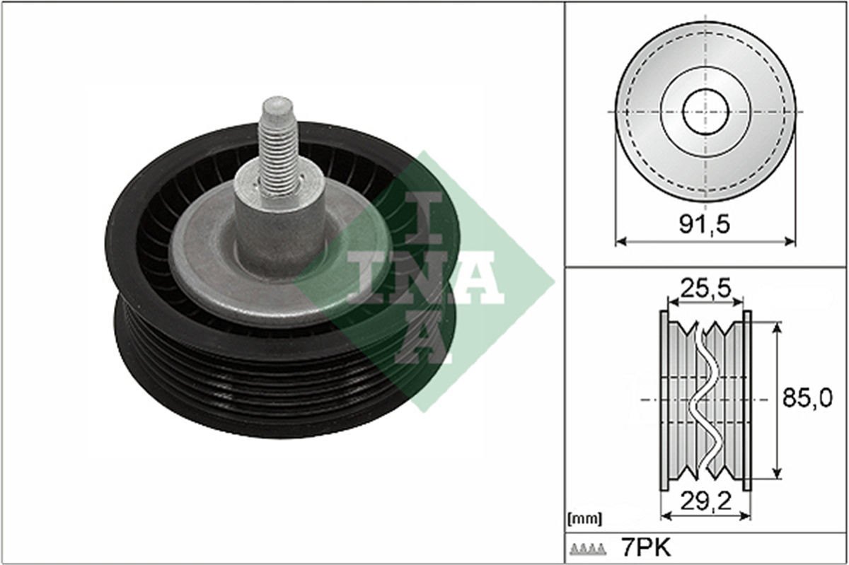 INA 10 - V Kayis Gergi Rulmani - Ford Transit V-347/v-363