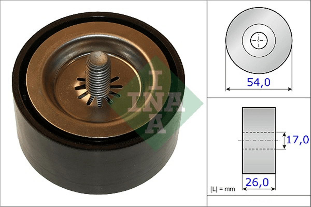 INA 10 - V Kayis Gergi Rulmani - Mercedes W212-207-906- 639