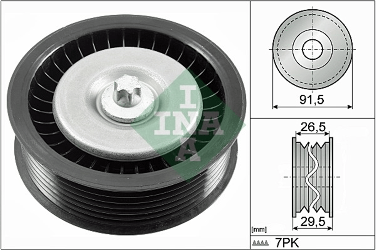 INA 10 - V Kayis Gergi Rulmani - Mercedes 212-218-213-222-166-x204
