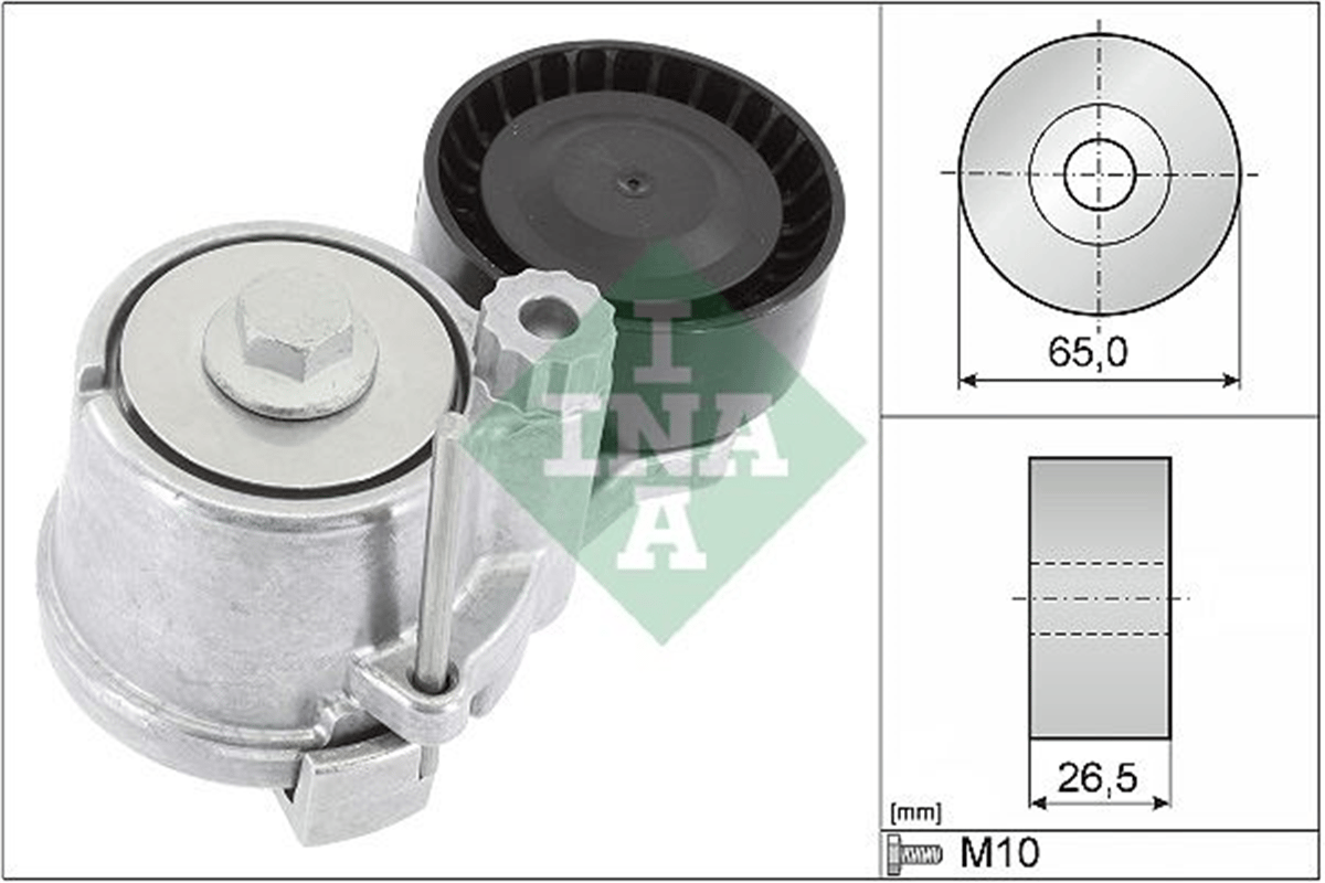 INA 10 - V Kayis Gergi Rulmani - Opel Astra J Astra K Insigni A Mokka Insignia B