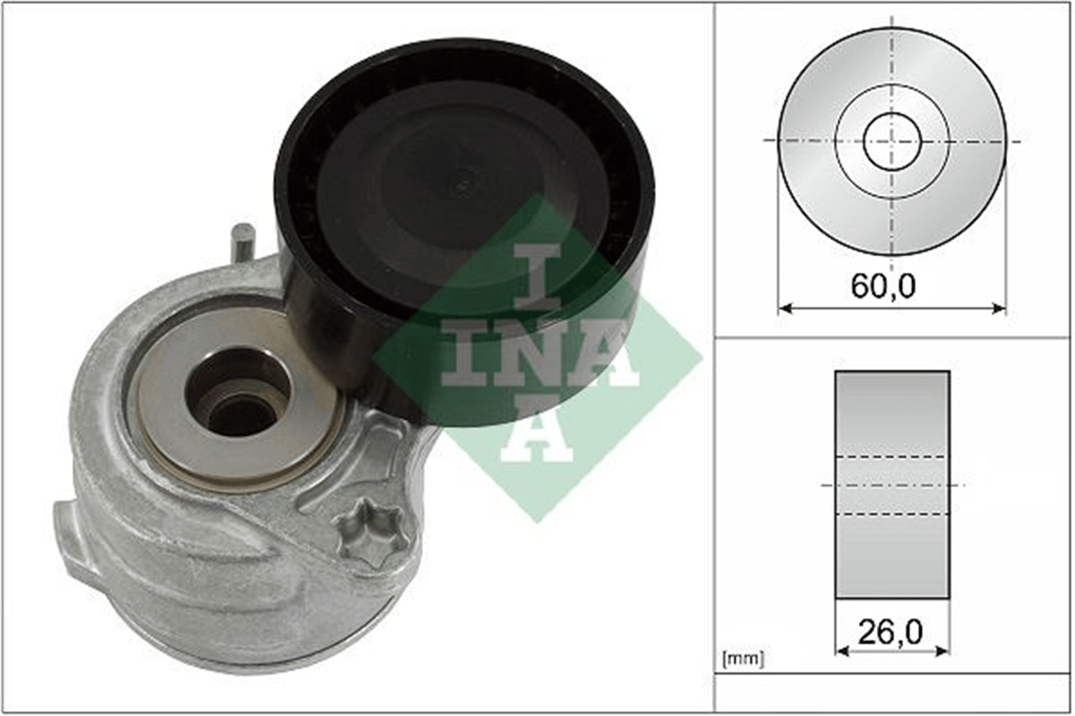 INA 10 - V Kayis Gergi Rulmani - Opel Grandland X Crossland X Combo E 208 2008 308 301
