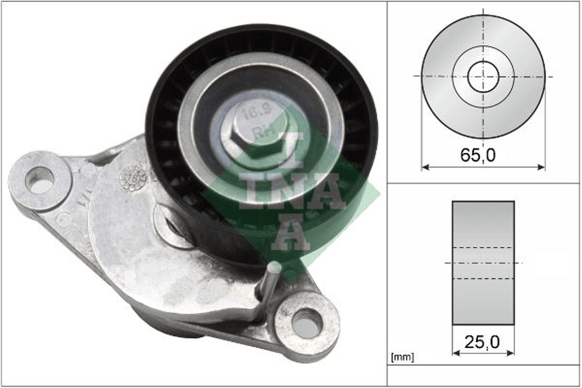 INA 10 - V Kayis Gergi Rulmani - Psa 2008 (a94f)/208/3008/3008(p84)/508/5008/5008(p87)/berlingo(b9)/c4 Picasso/ds5