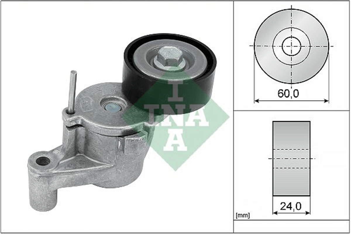 INA 10 - V Kayis Gergi Rulmani - Volvo S60 / S90 / V60 / V90