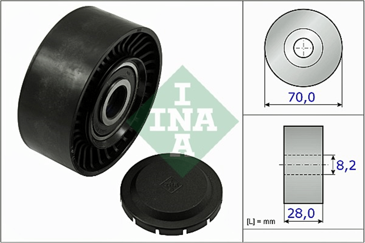 INA 10 - V Kayis Gergi Rulmani - Vw T5-amarok-crafter-passat-a4