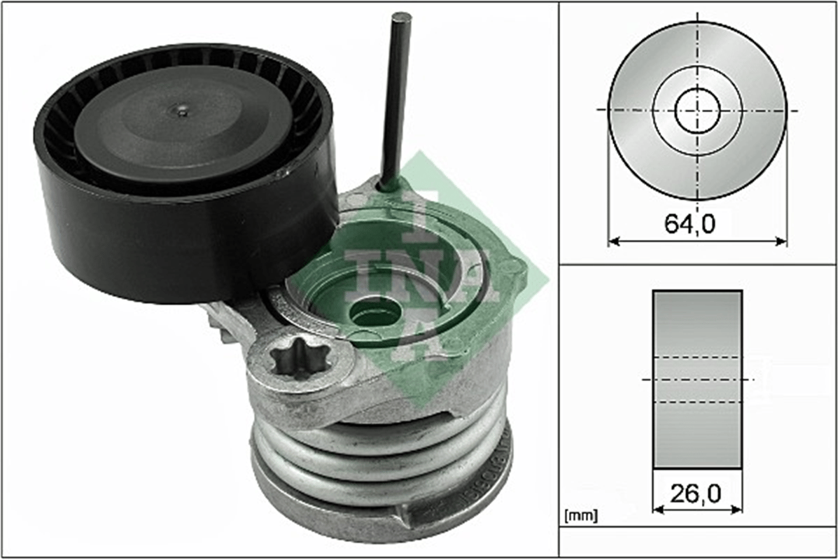 INA 10 - V Kayis Gergisi Komple - Bmw E87/90/91/92/93