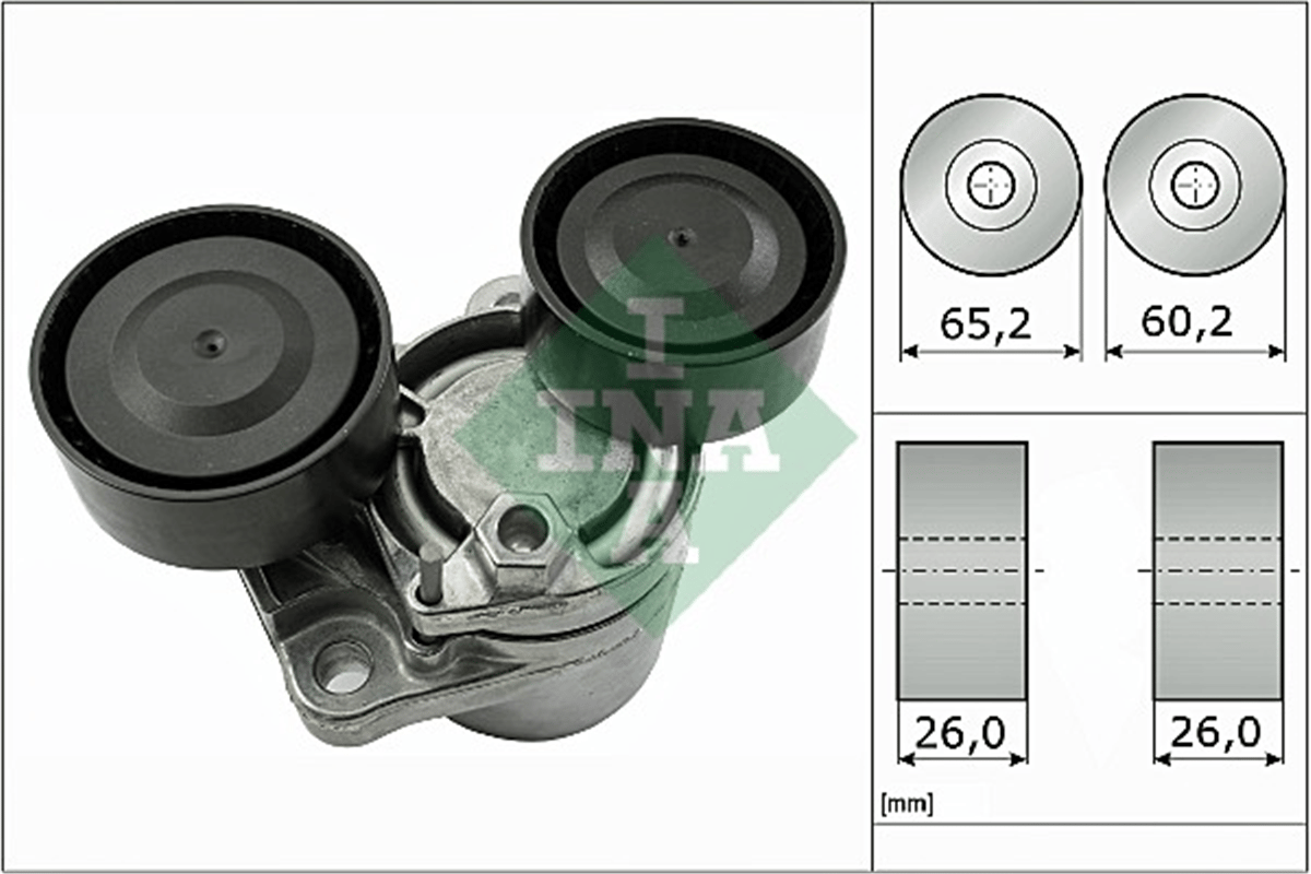 INA 10 - V Kayis Gergisi Komple - Bmw E90 Lci-e91 Lci-e92 Lci-e93 Lci-f06-f07-f11-f12-f13-7f01-f02-x1 E84-x5 E70 Lci-x5 F15-x6 E71-x6 F16