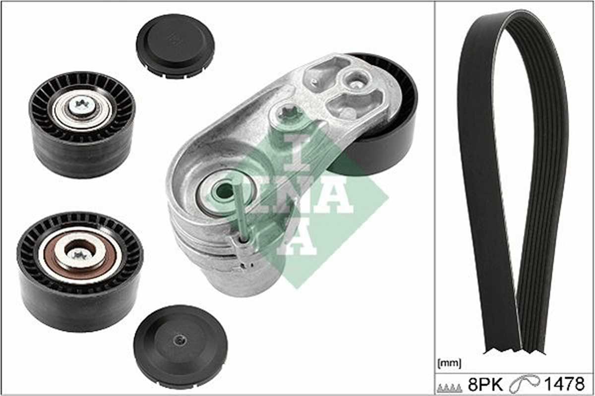 INA 10 - V Kayis Gergisi Komple - Bmw F06-f07-f10-f11-f12-f13-f01-f02-x5 E70-x5 F15-x6 E71-x6 F16