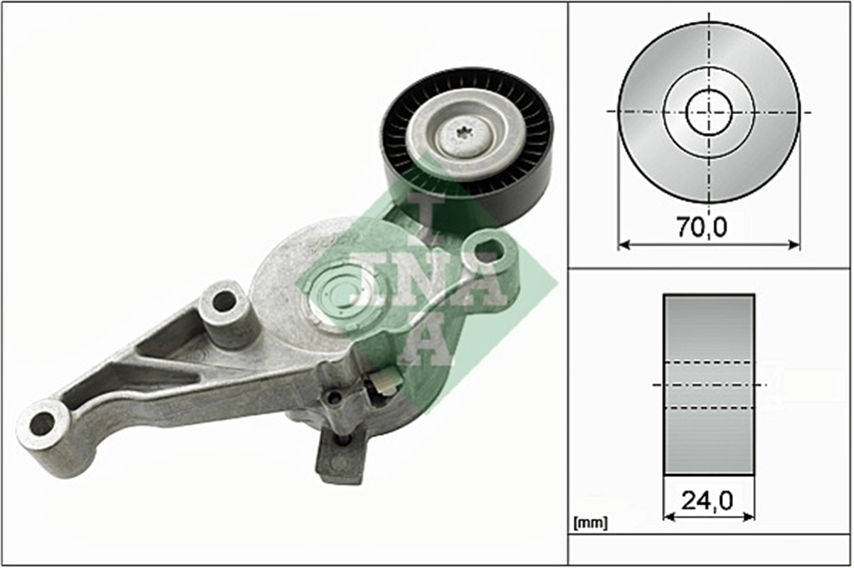INA 10 - V Kayis Gergisi Komple - Vw Golf5-caddy-passat-t5-a3-a4