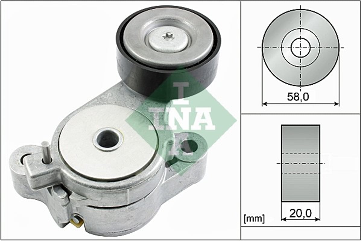 INA 10 - V Kayis Gergisi Komple - Vw Golf5-jetta-passat-tiguan-polo-a3