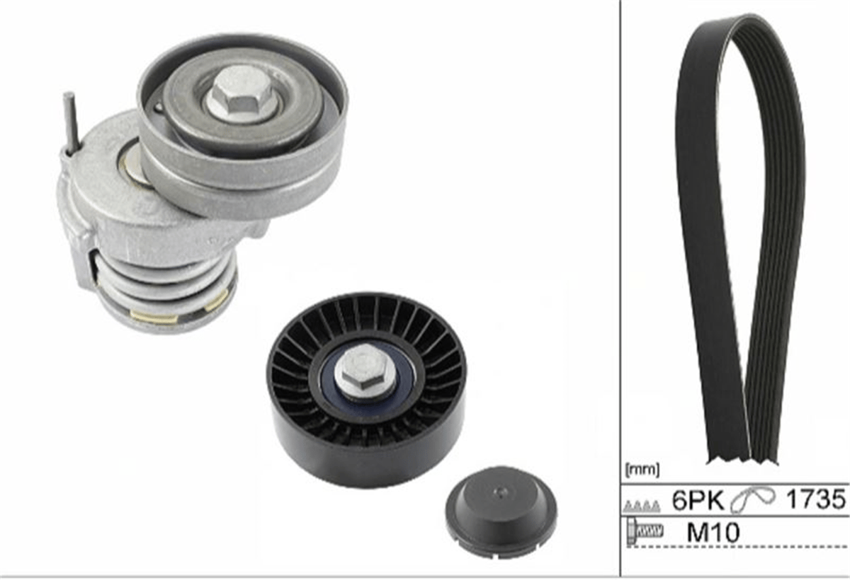 INA 10 - V Kayis Seti - Vw Golf5-jetta-passat-tiguan-polo-a3