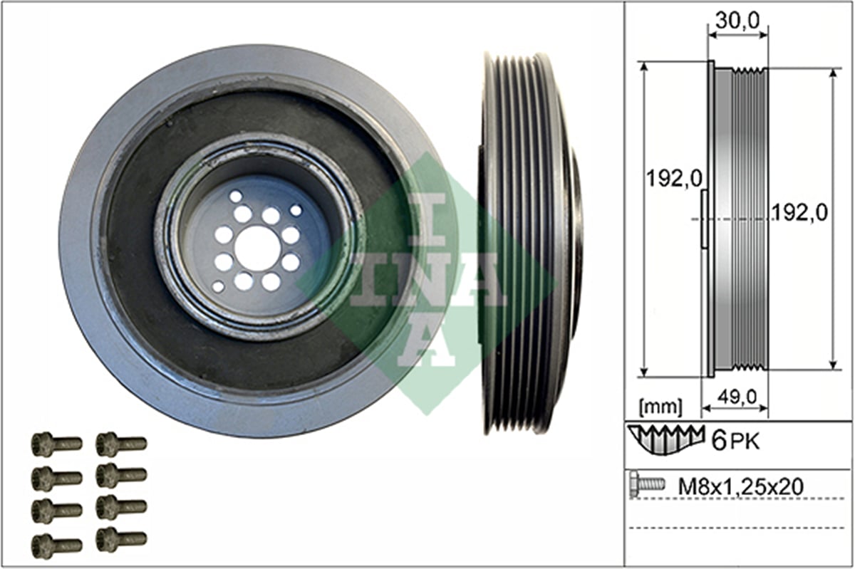 INA 20 - Krank Kasnagi - Vw Touareg-q7-a6