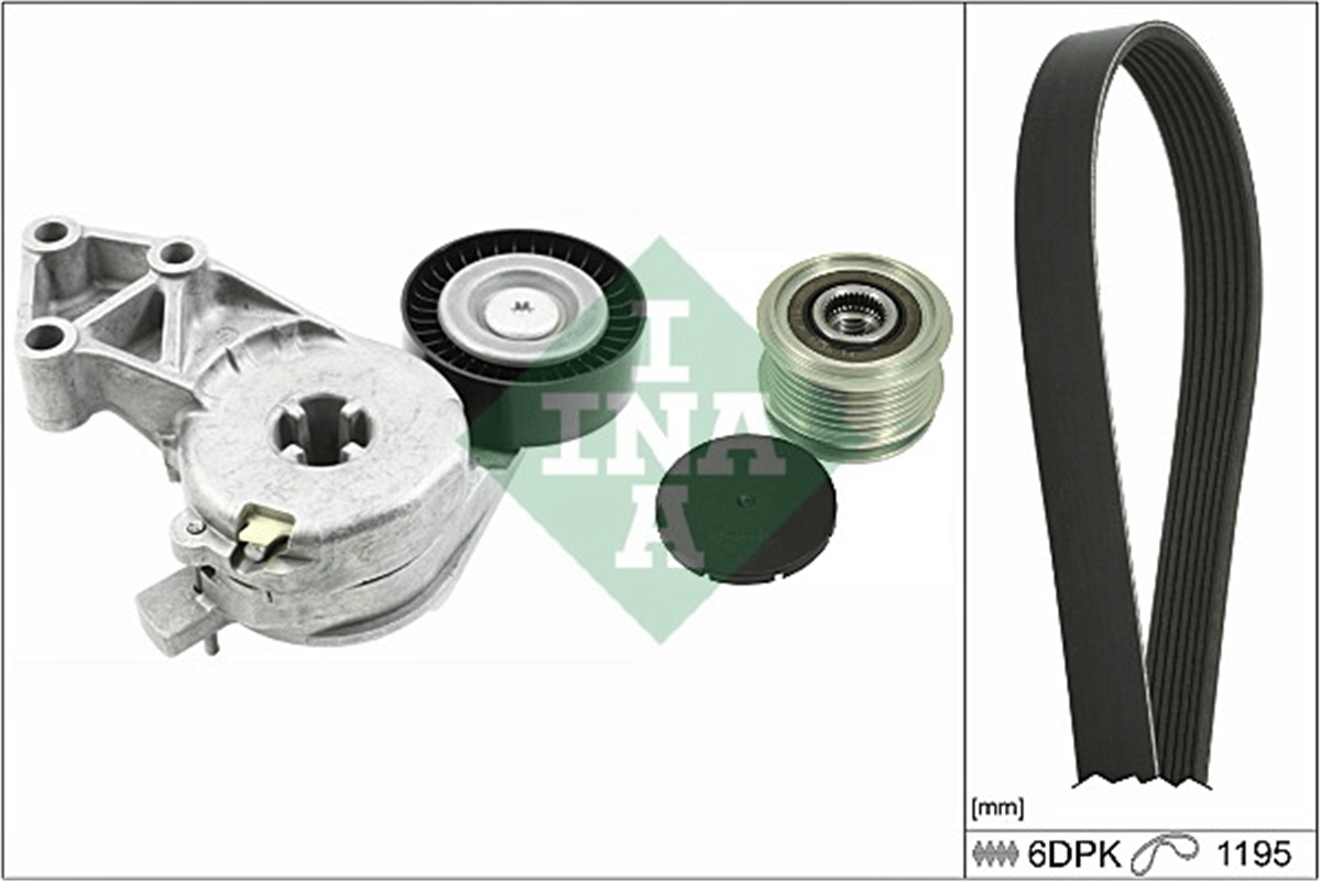 INA 20 - V Kayis Seti - Vw Golf4-golf5-bora-jetta-passat-a3-leon