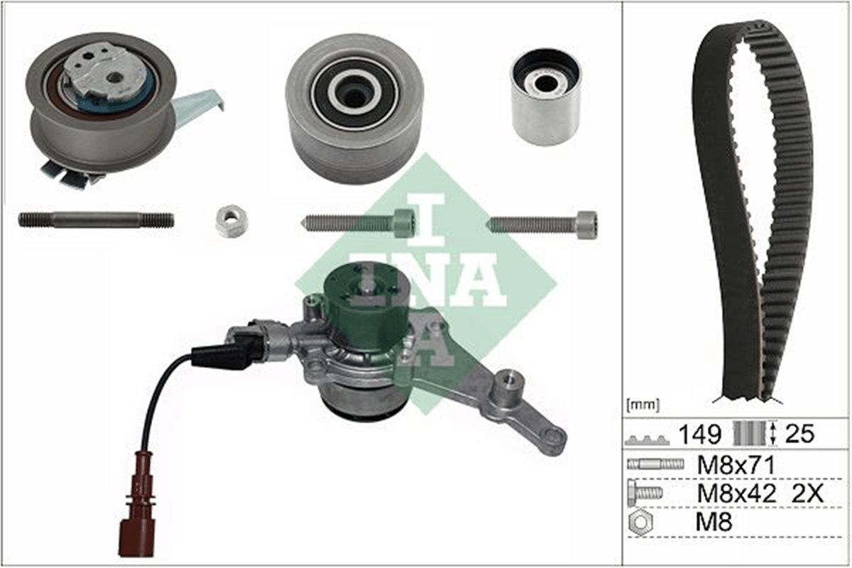 INA 30 - Triger Seti - Vw Caddy-passat-tiguan-a3-a4-a5