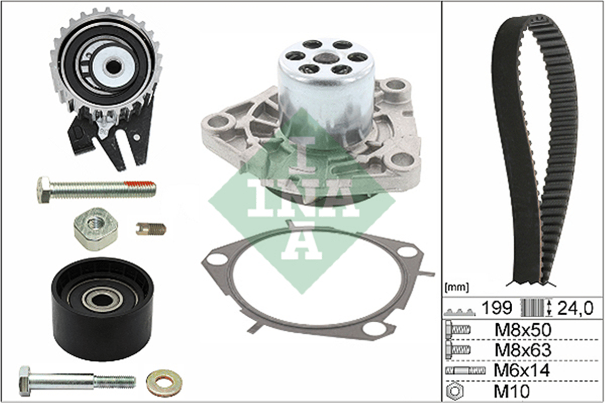 INA 30 - Triger Seti+devirdaim - Fiat 500x-bravo Ii-ducato-astra H-j Insignia