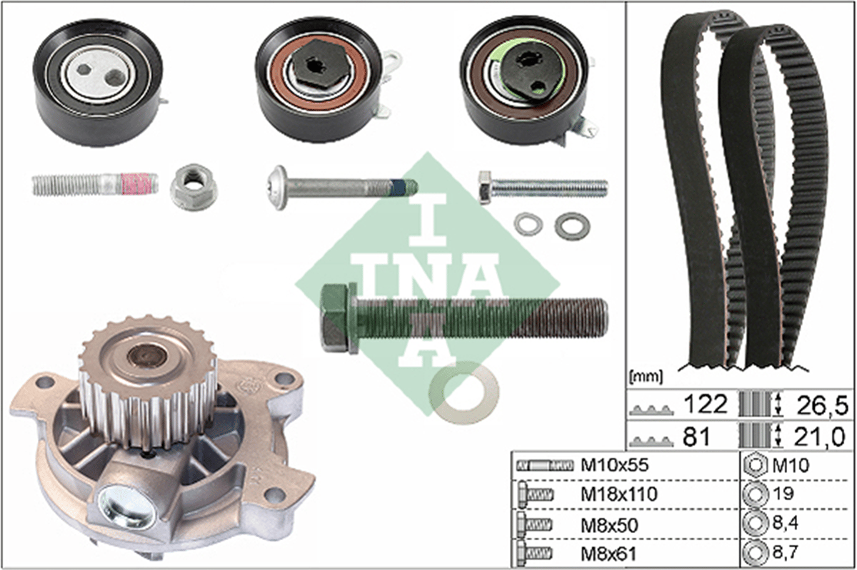 INA 30 - Triger Seti+devirdaim - Vw T4-lt