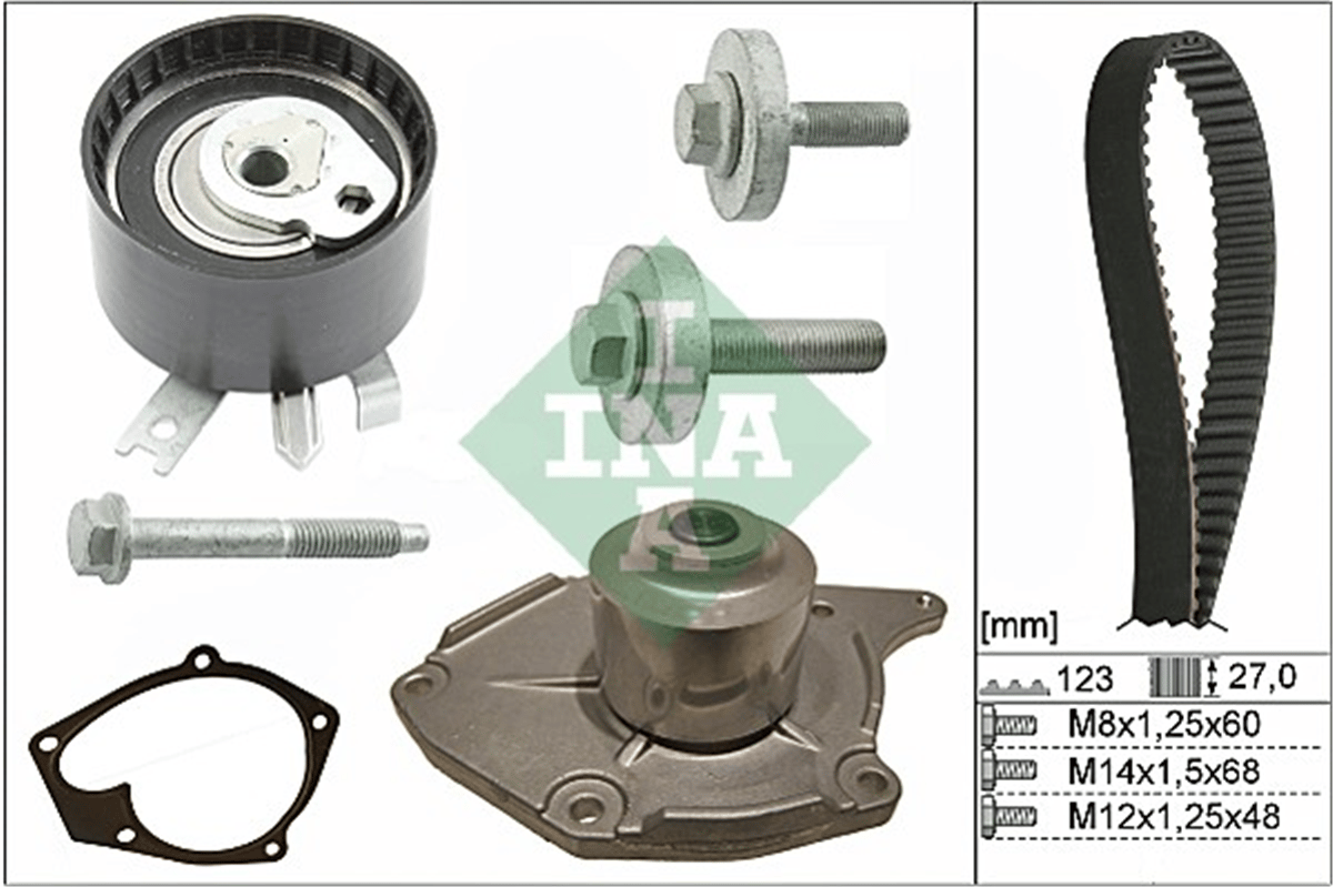 INA 31 - Triger Seti+devirdaim - Renault Clio/kango/megan/logan/micra/note/qashqai
