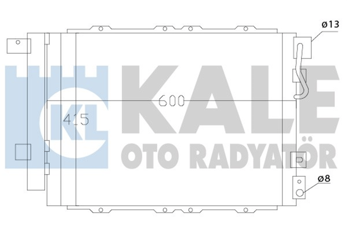 KALE 342540 - Klima Radyatörü - Kore Sorento V6