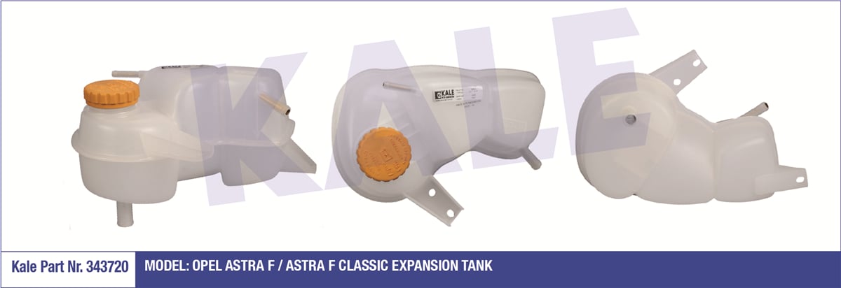 KALE 343720 - Radyatör Yedek Su Deposu - Opel Astra F