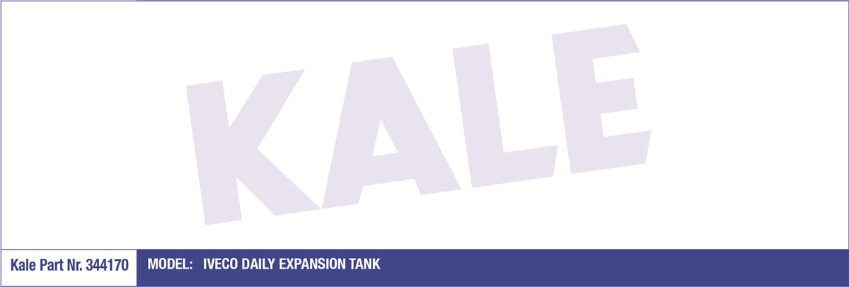 KALE 344170 - Radyatör Yedek Su Deposu - Psa Boxer Iii / Jumper Iii / Ducato