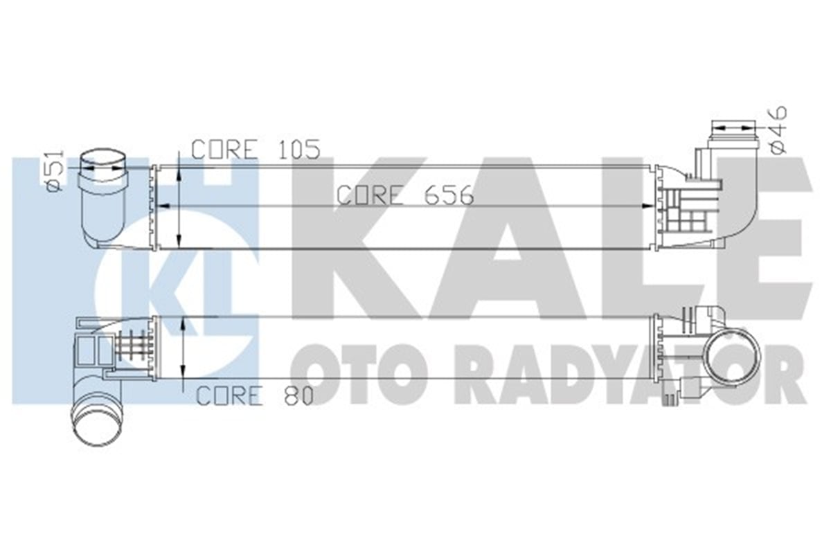 KALE 345090 - Turbo Radyatörü - Renault Duster