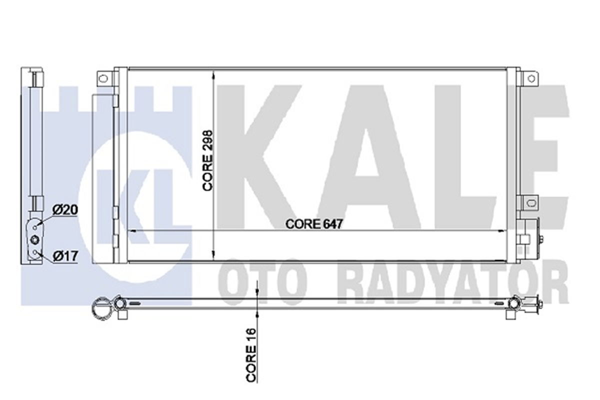 KALE 345280 - Klima Radyatörü - Opel Mokka Mokka X