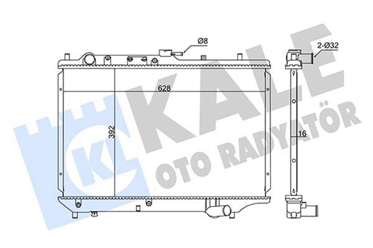 KALE 345965 - Su Radyatörü - Japon 323 (bg) Hb 5 Kapi