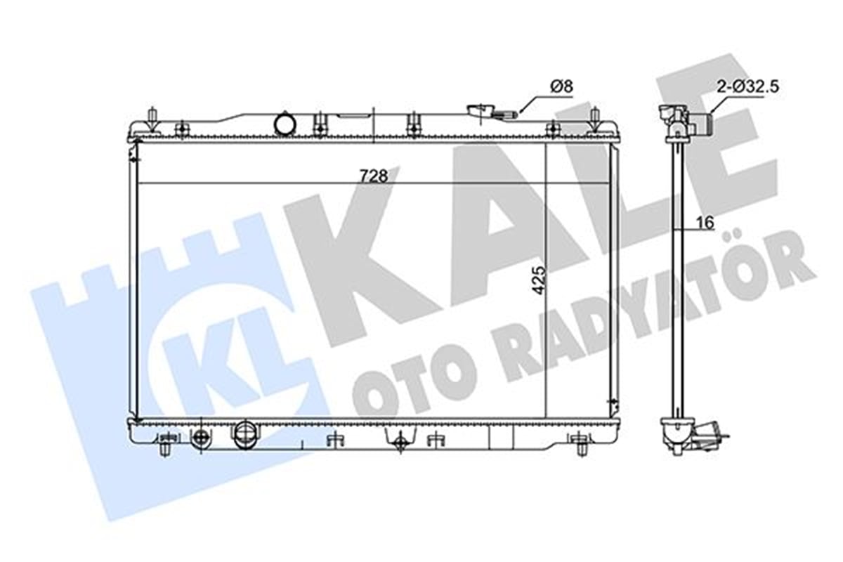 KALE 347735 - Su Radyatörü - Japon Crv (re)