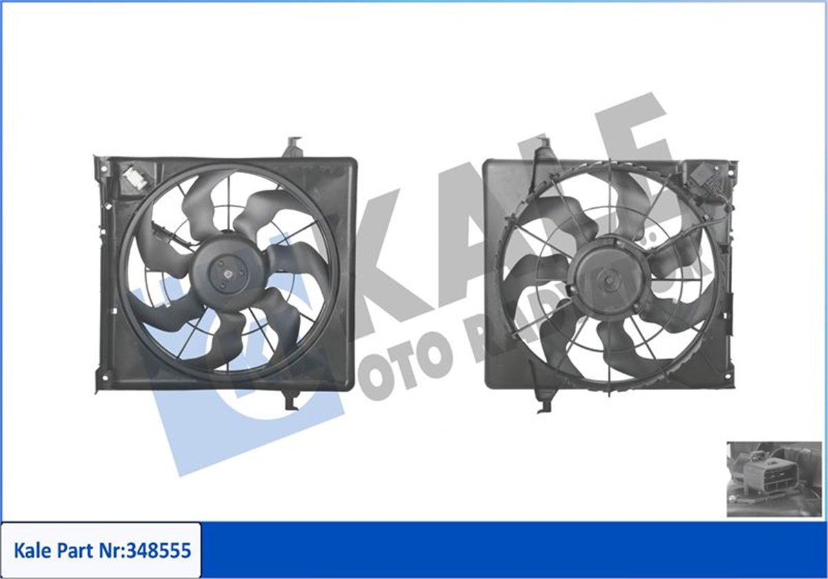KALE 348555 - Fan Motoru - Kore Elantra/i30/ceed