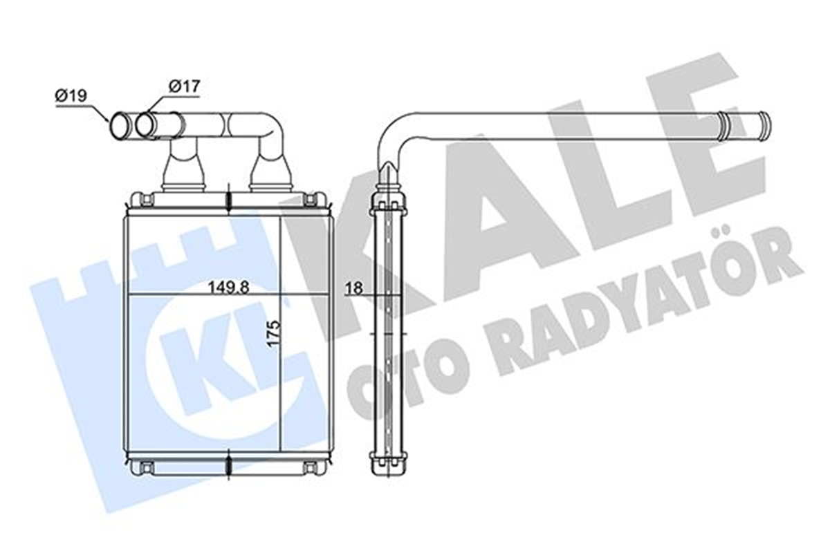 KALE 352145 - Kalorifer Radyatörü - Kore Picanto