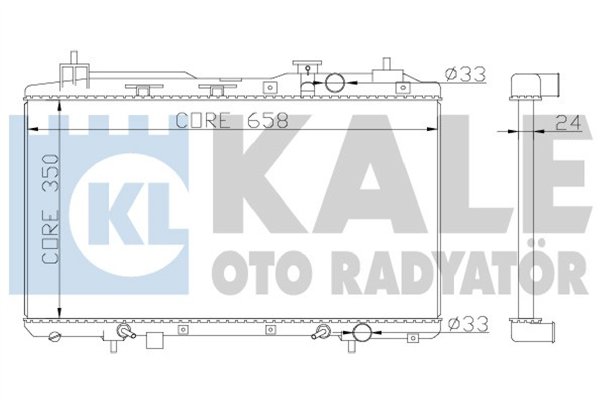 KALE 356800 - Su Radyatörü - Japon Crv (rd)