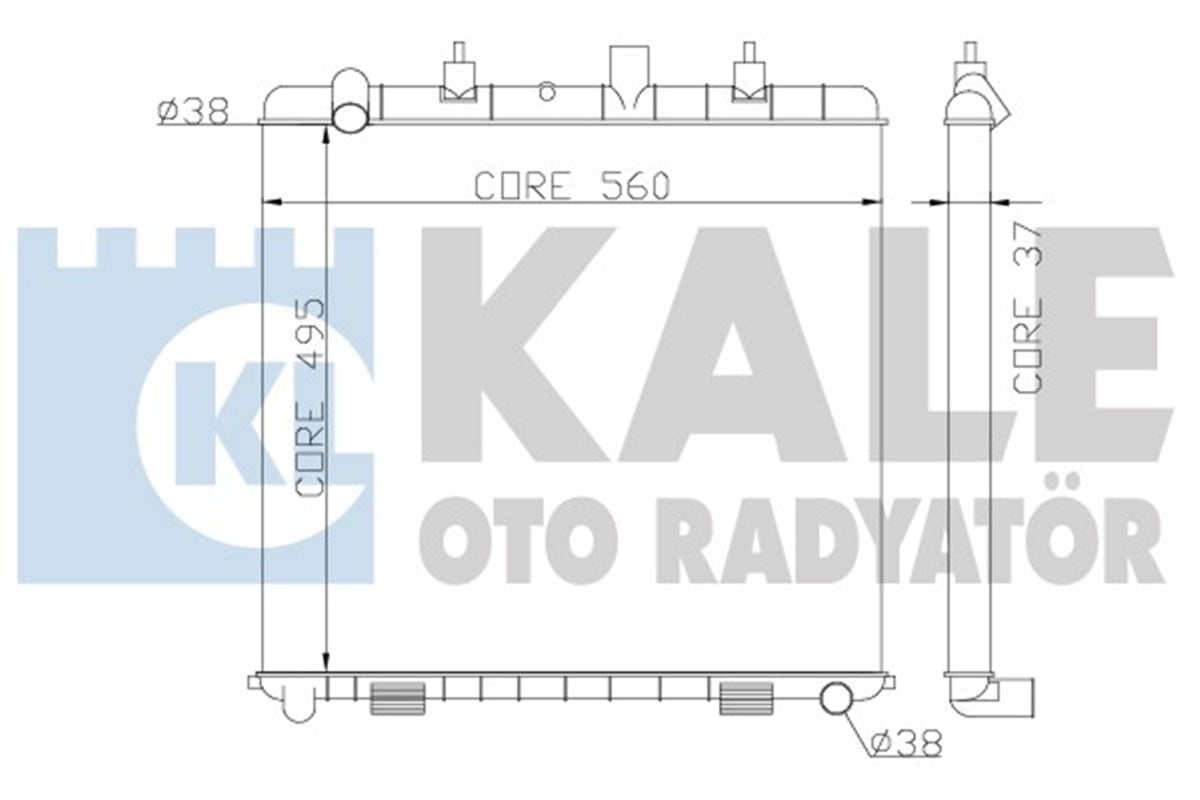 KALE 359300 - Su Radyatörü - Bmw Land Rover Range Rover
